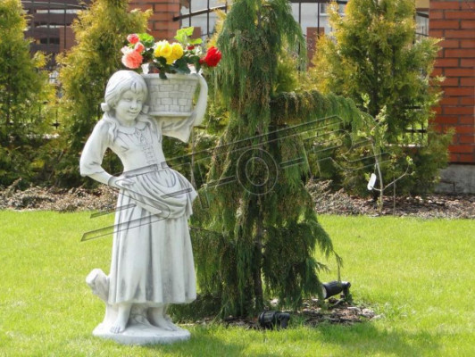 Kobieta 108cm rzeźba projekt rysunek statua figury ogrodowe posągi