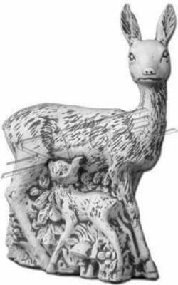 Ogrodowa dekoracyjna statua jelenia rzeźba figurki rzeźby figurka projektanta