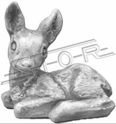 Dekoracja ogrodowa Bambi taras kamienne figurki rysunek dekoracyjny posąg
