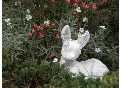 Dekoracja ogrodowa Bambi taras kamienne figurki rysunek dekoracyjny posąg
