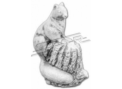 Dekoracja ogrodowa Wiewiórka Patio Kamienne figurki Dekoracyjna figura statua