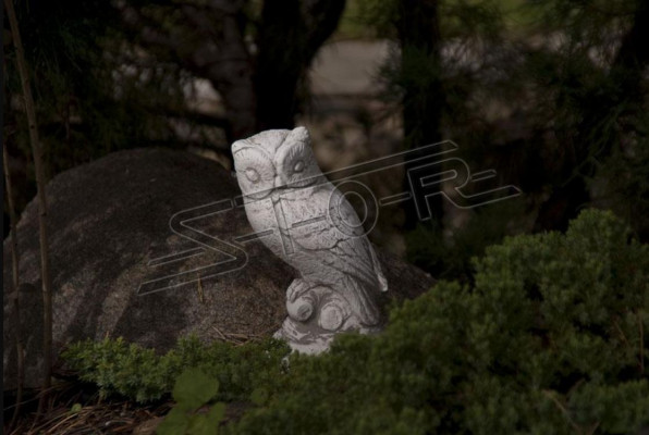 Dekoracja ogrodowa Sowa Patio Kamień Natura Figurki Figurka Dekoracyjna statua