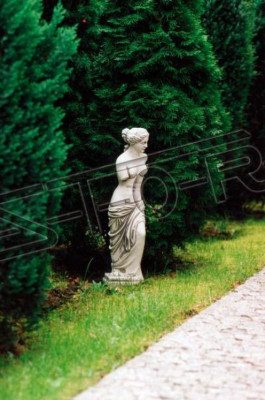 Dekoracja ogrodowa Kobieta 58 cm Taras Dekoracja kamiennych figurek