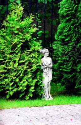 Dekoracja ogrodowa Kobieta 60 cm Patio Kamienne figurki Dekoracja postaci