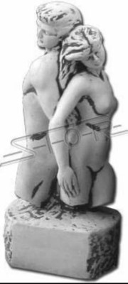 Adam & Eva Sculpture Design Rysunek Statua Figury ogrodowe Posągi