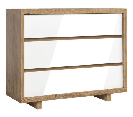 Kompletny zestaw Sypialnia Łóżko Stolik nocny Szafa Kredens design 5 sztuk.