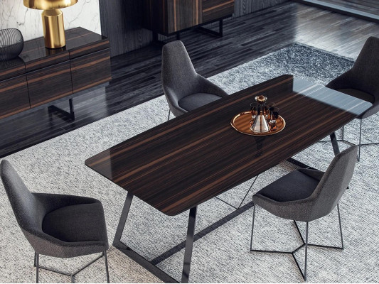 Luksusowy Stół obiadowy 4x Krzesła jadalnia Kompletny Zestaw New Meble Modern Design 5-częściowy
