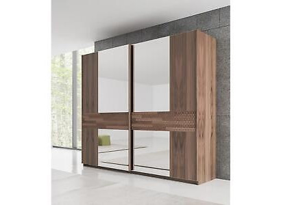 Luksusowa Drewniana Szafka Nowoczesna Sypialnia Design Szafa Szklane Drzwi
