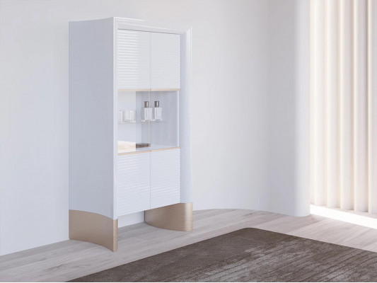 Luksusowe Meble Galota Design Szafka Drewniana jadalnia Witryny Szkło Nowe