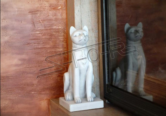 Egipska statua kota figurka posągi dekoracja ogrodowa Patio