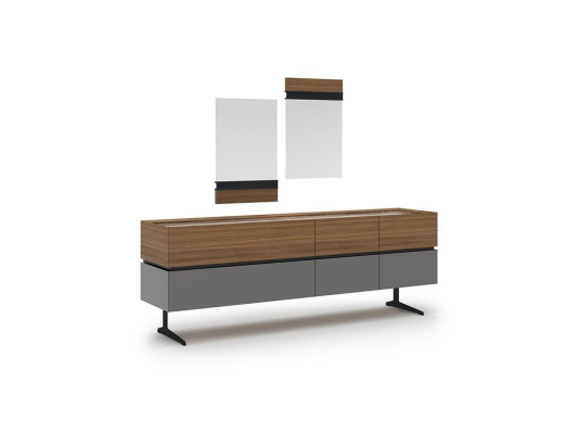 Luksusowy kredens do jadalni kompletny 2x Lustro Nowoczesny design mebli