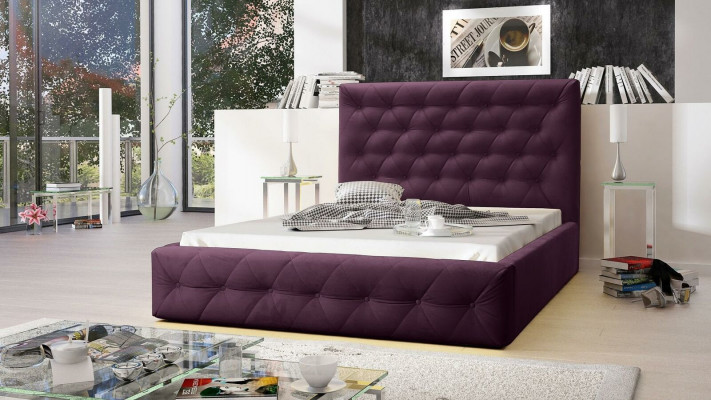 Nowoczesne Drewno Designerskie Łóżko Noble Meble Łóżko Podwójne Nowa Sypialnia