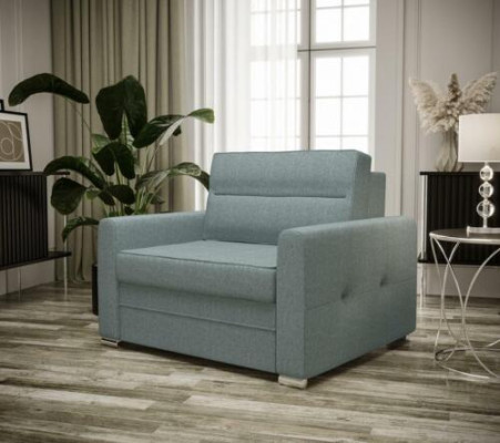 Relaks Materiał Włókienniczy Lounge TV 1 miejsce siedzące Fotel Design Krzesło Podkładka Club Nowość