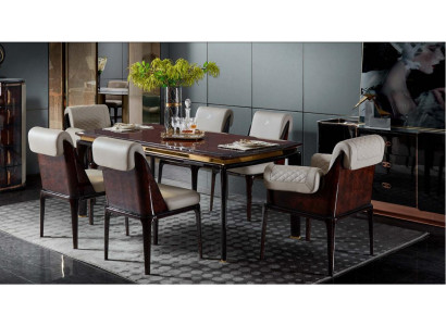Stół obiadowy Brown Designerskie stoły Modern Design Meble Luksusowa jadalnia