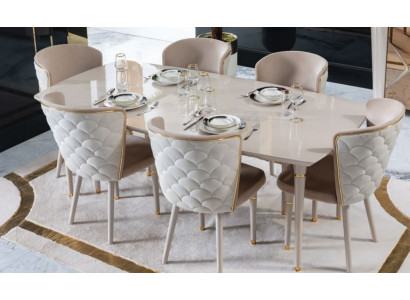 Stół obiadowy Tabela stoły Modern Drewno Ess jadalnia Design Italian Style Nowość