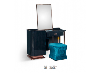 Stołek Blue Włókienniczy Sypialnia Nowy Kreatywny Nowoczesny Design Meble Luksusowy Materiał
