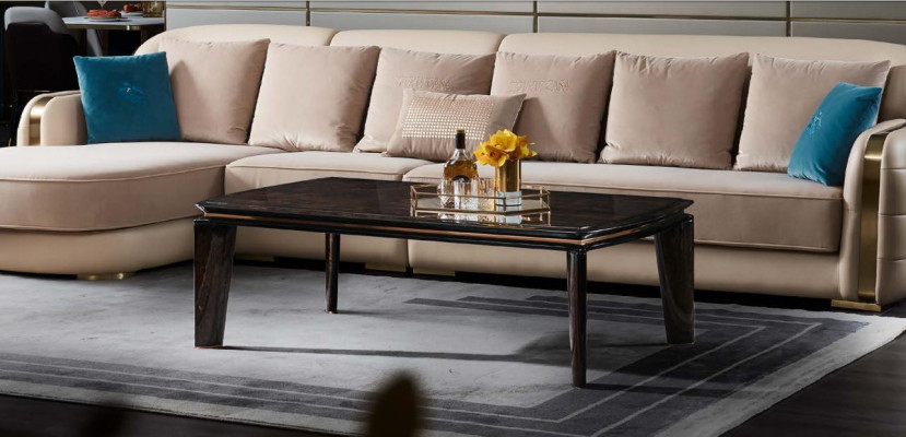 stolik kawowy Salon Drewno Nowoczesny Design Meble Luksus Tabela stoły