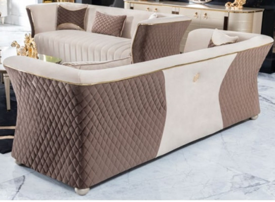 Zestaw kanapowy kanapy trzyosobowe sofa luksusowa 3+3 Siedziba Zestaw sofowy Couch Podkładka