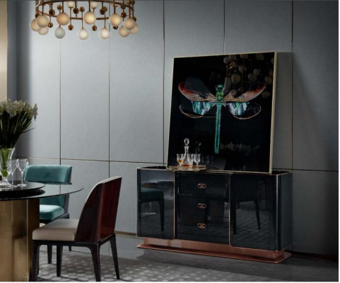 Krzesło Zestaw jadalnia Jasnoniebieski Krzesło 4x Fotel Modern Design Meble Luxury Krzesła