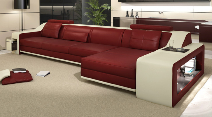 Designerska Sofa Kanapa Narożnikowa kanapa z Stołek Żywy krajobraz Podkładka Ustawić