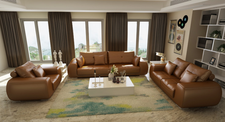 Nowoczesny Zestaw sofowy 3+2+1 miejsce do siedzenia Zestaw Design Sofa Podkładka Kanapy Kanapa
