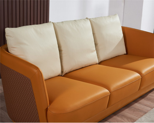 Zestaw sofowy 3+2 miejsce do siedzenia skórzana sofa kanapa Żywy krajobraz Ustawić design