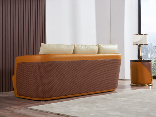 Zestaw sofowy 3+2 miejsce do siedzenia skórzana sofa kanapa Żywy krajobraz Ustawić design