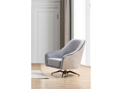 Design Fotel Podkładka Włókienniczy Nowoczesny Salon Luksusowe Drewno Meble Krzesło Obrotowe Nowość