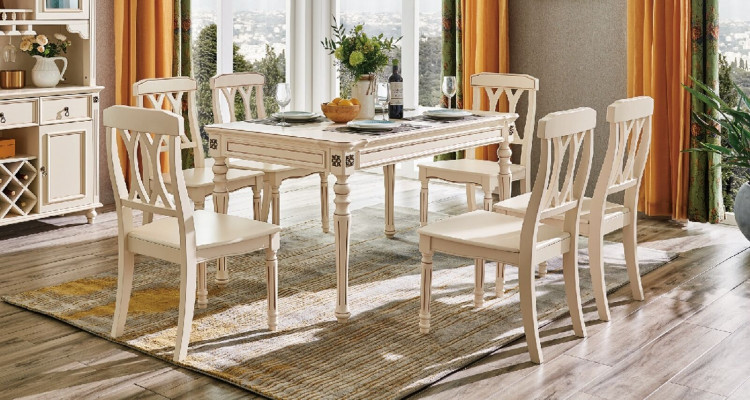 Stół obiadowy Stoły do ​​jadalni Colonial Drewno Design Classic Meble jadalnia Tabela