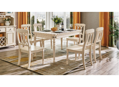 Stół obiadowy Stoły do ​​jadalni Colonial Drewno Design Classic Meble jadalnia Tabela