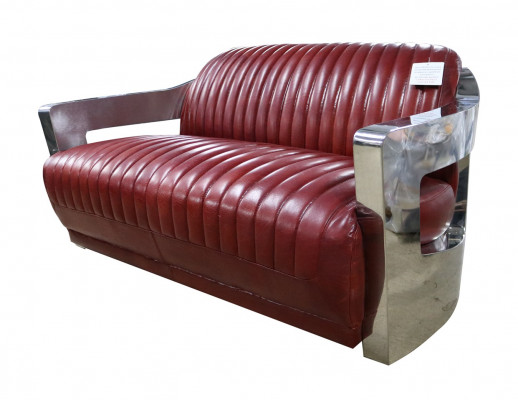 Design Club 2 miejsce do siedzenia sofa skórzana sofa trzyosobowa vintage Skóra dwumiejscowa kanapa