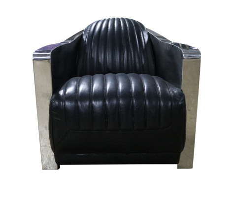 Prawdziwa skóra Vintage LederFotel Deko DesignFotel Rocket Unia Jack Vintage