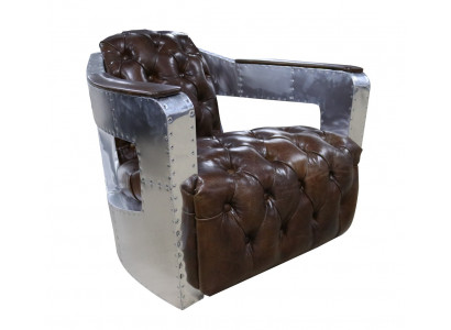 Piękne policzki do uszu w stylu vintage Chesterfield Fotel ClubFotel samolot