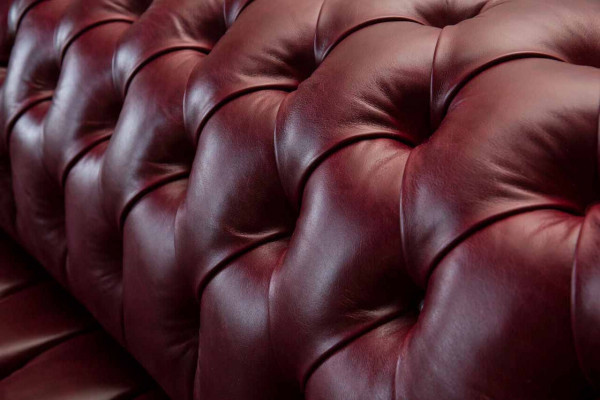 Nowoczesna Sofa 4 miejsce do siedzenia Luksusowe Klasyczne Sofy Skóra Chesterfield