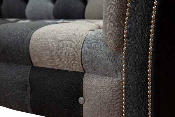 Nowoczesna sofa 3-miejscowa do siedzenia Chesterfield Trzyosobowa sofa do salonu Luksusowa kanapa w stylu