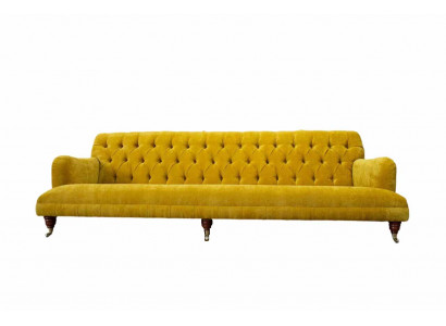 Design Chesterfield Chesterfield Włókienniczy Yellow 5 miejsce siedzące Podkładka Nowość