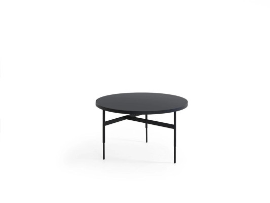 Nowoczesne Okrągłe Stolik New Luxury Czarny Meble Design Meble Drewno