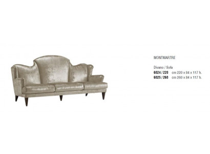 Designerska sofa trzyosobowa tapicerowana Art Deco 3-miejsce siedzące sofy do mebli pokojowych