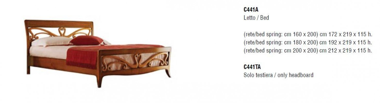 Bizzotto Podwójne łóżko Meble Łóżko Design Sypialnia Italian Meble bed Nowość