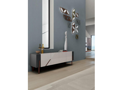 Kredens Włoskie Meble do Salonu Solidne drewno Szafa Luxury Design Nowość