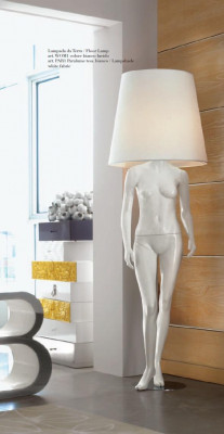 Lampa podłogowa do salonu Lampa lampy stojące XXL design Lampa rzeźba figurowa nowość