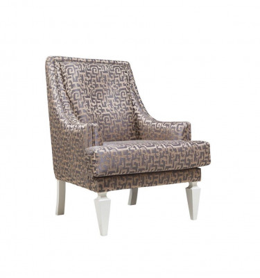 Brązowy salon tapicerowany Fotel Designerskie meble hotelowe jednoosobowe Lounge
