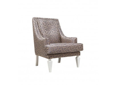 Brązowy salon tapicerowany Fotel Designerskie meble hotelowe jednoosobowe Lounge
