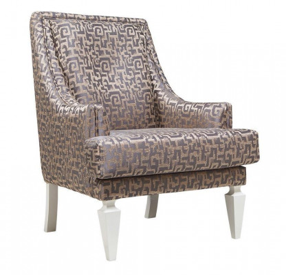 Brązowy salon tapicerowany Fotel Designerskie meble hotelowe jednoosobowe Lounge