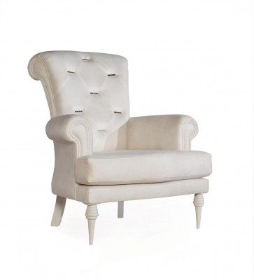 Designerski Chesterfield Fotel Jednoosobowy Podłokietniki 1-miejsce siedzące Lounge Meble