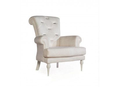 Designerski Chesterfield Fotel Jednoosobowy Podłokietniki 1-miejsce siedzące Lounge Meble