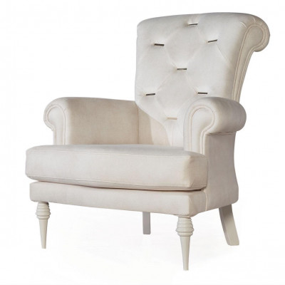 Designerski Chesterfield Fotel Jednoosobowy Podłokietniki 1-miejsce siedzące Lounge Meble