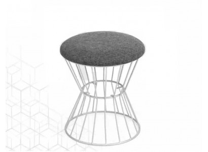Podnóżek Stołek Cube Luxury Meble Design Style Lounge Club Materiał