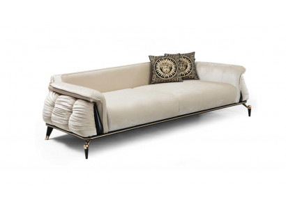 Stylowa Sofa 3 miejsce do siedzenia Salon Idealna Sofa Włókiennicza Podkładka Kanapy