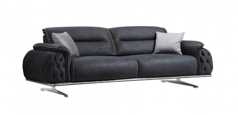 Idealnie miękka 3-miejscowa sofa do siedzenia do salonu Włókiennicze Meble tapicerowane nowe luksusowe